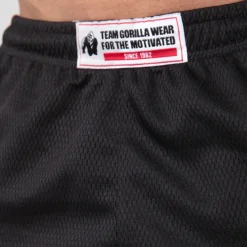 Wallace Mesh Pants, Black/Red