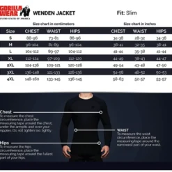 Wenden Track Jacket, Black/Gold
