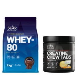 Whey-80 1 kg + Creatine Chew Tabs