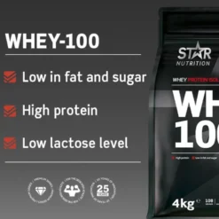 Whey-100, 4 kg, Sjokolade