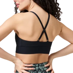 Wrap Sports Bra, Black