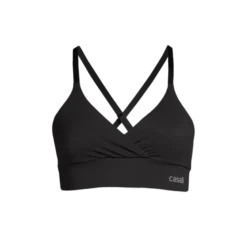 Wrap Sports Bra, Black