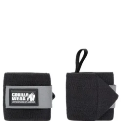 Wrist Wraps Basic, Black/Grey