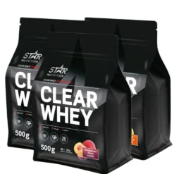 3 x Clear Whey Myseprotein 500g