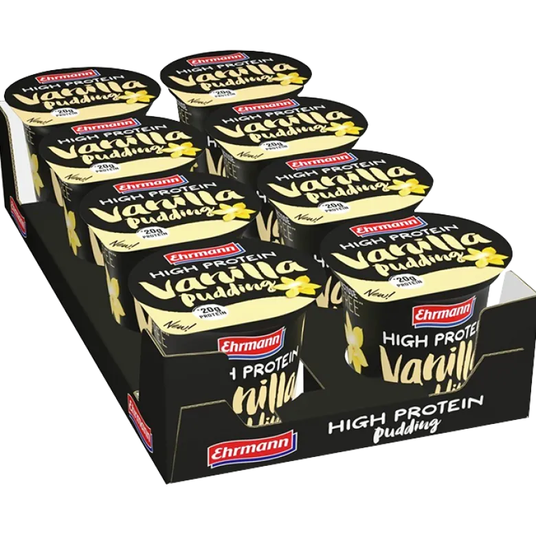 8 x Ehrmann Protein Pudding, 200 g, Chocolate
