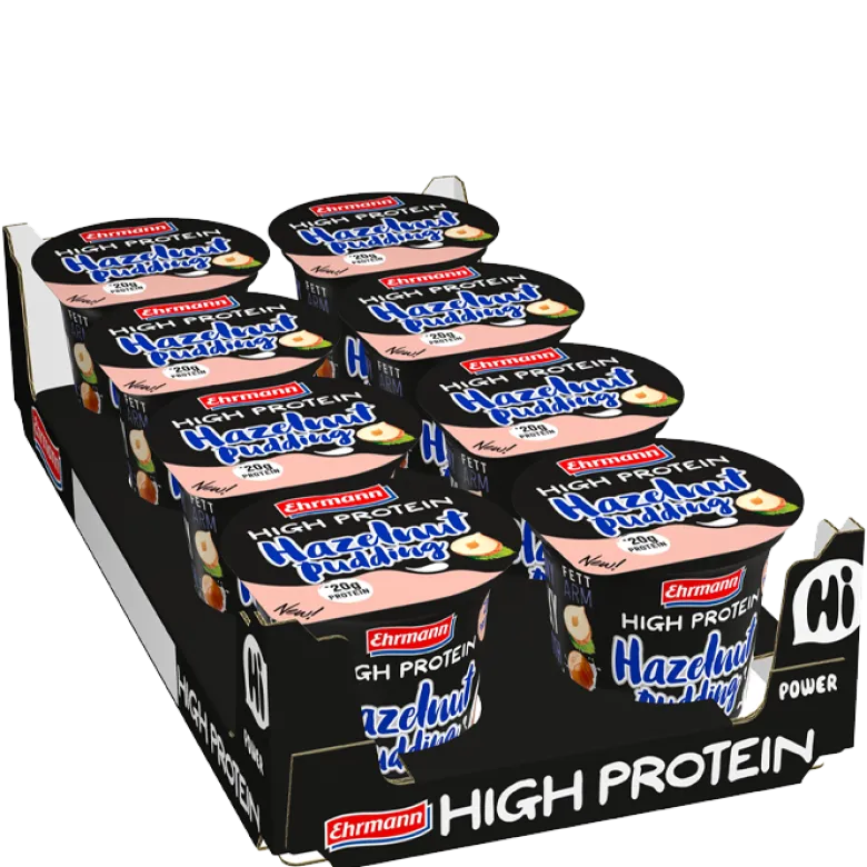 8 x Ehrmann Protein Pudding, 200 g, Chocolate
