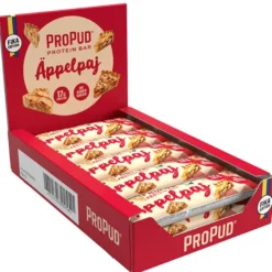 12 x ProPud Protein Bar, 55 g, Äppelpaj
