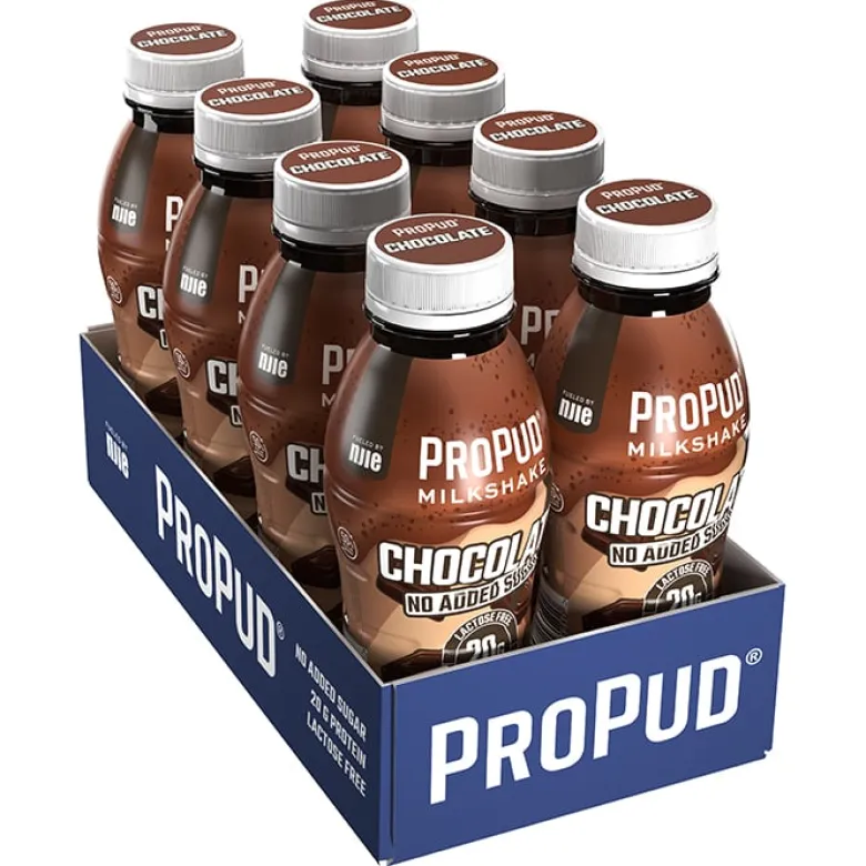8 x ProPud Protein Milkshake, 330 ml, Cappuccino