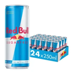 24 x Red Bull Energidrikk, 250 ml, Sukkerfri