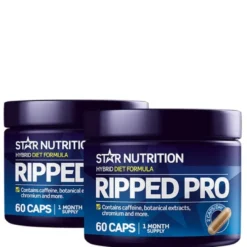 2 x Ripped Pro Fettforbrenner 60 kapsler