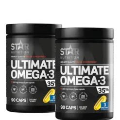 2 x Ultimate Omega-3 90 kapsler 35 % 1000 mg