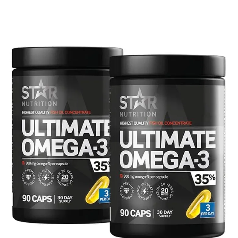 2 x Ultimate Omega-3 90 kapsler 35 % 1000 mg