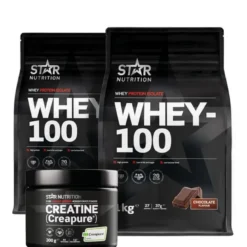 2 x Whey-100 Myseprotein + Kreatin Creapure®